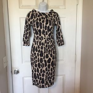 ASOS leopard work dress NWOT